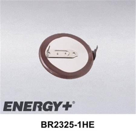 FEDCO BATTERIES FedCo Batteries Compatible with  Panasonic BR2325-1HE 165mAh Lithium Coin Cell For Printed Circuit Board Mounting BR2325-1HE